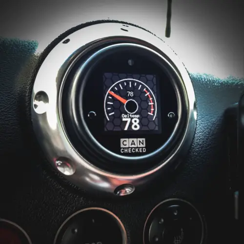 CANchecked okvir 52 mm za MFD15 GEN 2 – CANchecked MFD15 GEN 2 CAN Bus display with adapter ring Audi TT 8N