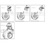 Garrett aktuator / wastegate GVW-40 Vent